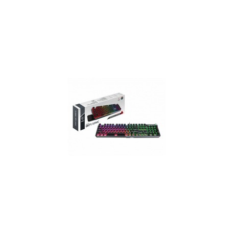 Teclado Gamer MSI Vigor GK71 Sonic RGB, Teclado Mecánico, Switch MSI Sonic Red, Alámbrico, Negro (Inglés)