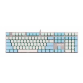 Teclado Gamer Gamdias HERMES M5 LED Blue, Teclado Mecánico, Alámbrico, Azul/Blando (Inglés)