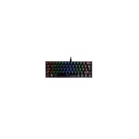Teclado Gamer VSG Mintaka RGB 60%, Teclado Mecánico, Switch Kailh Blue, Alámbrico, Negro (Español)