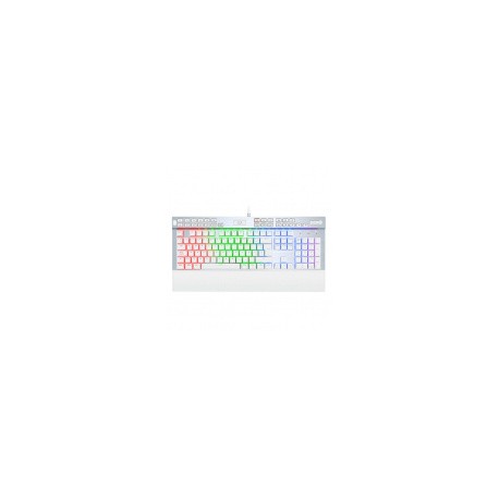 Teclado Gamer Redragon YAMA K550 RGB, Teclado Mecánico, Switch Redragon Purple, Alámbrico, Blanco (Español)