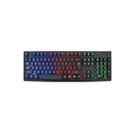 Teclado Gamer BRobotix K630 RGB, Alámbrico, Negro (Inglés)