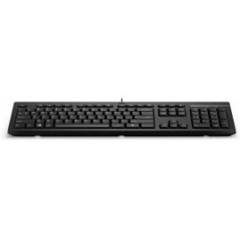 Teclado HP 125, Alámbrico, USB, Negro (Inglés)