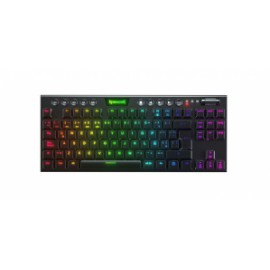 Teclado Gamer Redragon HORUS K618 RGB, Teclado Mecánico, Switch Red Ultra, Inalámbrico, Negro (Español)