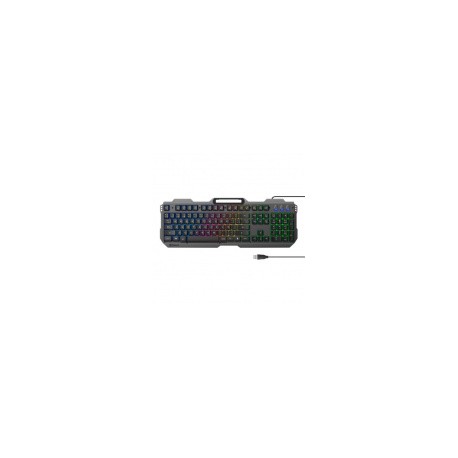 Teclado Gamer Steren COM-6495 RGB, Alámbrico, Negro (Español)