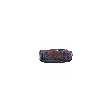 Teclado Gamer Steren Xtreme RGB, Teclado Mecánico, Alámbrico, USB, Negro (Español)