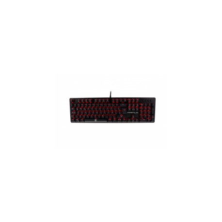 Teclado Gamer Primus Ballista 100T LED Rojo, Teclado Mecánico, Switch Red Primus, Alámbrico, Negro (Español)