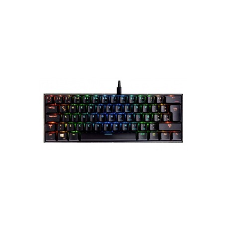 Teclado Gamer VSG Mintaka RGB 60%, Teclado Mecánico, Switch Kailh Red, Alámbrico, Negro (Español)