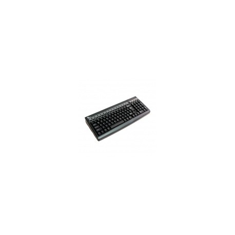 Teclado Qian QPA17002, Alámbrico, USB/PS/2, Negro (Inglés)