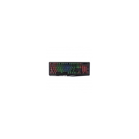 Teclado Gamer Mad Catz S.T.R.I.K.E. 4 RGB, Teclado Mecánico, Cherry MX Red, Alámbrico, Negro (Inglés)