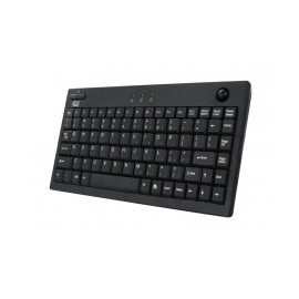 Teclado Adesso AKB-310UB, Alámbrico, USB, Negro (Inglés)