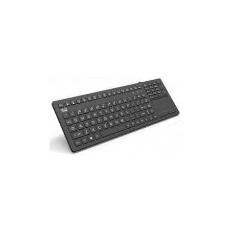 Teclado Adesso AKB-270UB, Alámbrico, USB, Negro (Inglés)