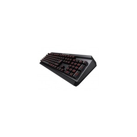 Teclado Gamer Cougar 450K LED Rojo/Verde/Amarillo, Semimecánico, Alámbrico, Negro (Inglés)