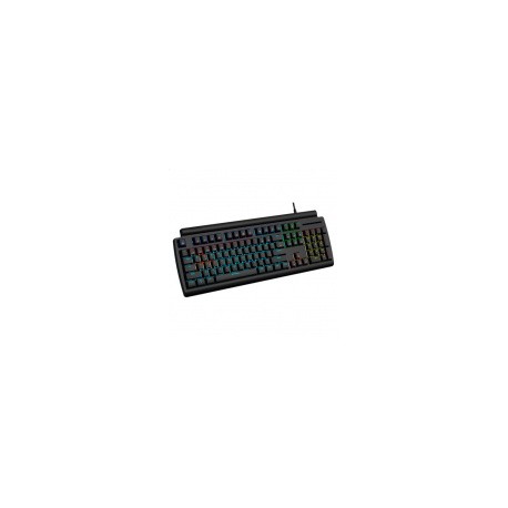 Teclado Gamer Binden 600MX, Teclado Mecánico, Switch Blue, Alámbrico, Negro (Inglés)