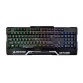 Teclado Gamer Nextep Dragon XT RGB, Alámbrico, USB, Negro
