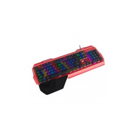 Binden Teclado Gamer MK20 RGB, Teclado Mecánico, Alámbrico, Rojo (Inglés)