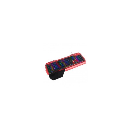 Binden Teclado Gamer MK20 RGB, Teclado Mecánico, Alámbrico, Rojo (Inglés)