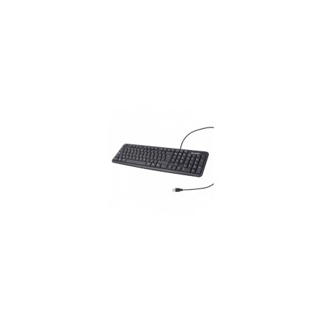 Teclado Steren COM-624, Alámbrico, USB, Negro (Español)