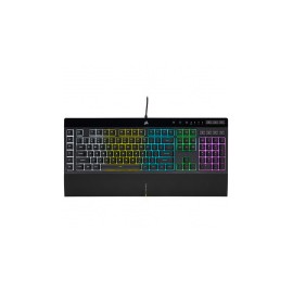 Teclado Gamer Corsair K55 RGB PRO, Alámbrico, Negro (Español)