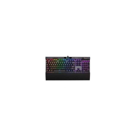 Teclado Gamer Corsair K70 RGB, Teclado Mecánico, Cherry MX RGB, Alámbrico, Negro (Español)
