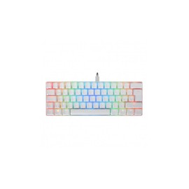 Teclado Gamer VSG Mintaka RGB 60%, Teclado Mecánico, Switch Kailh Brown, Alámbrico, Blanco (Español)
