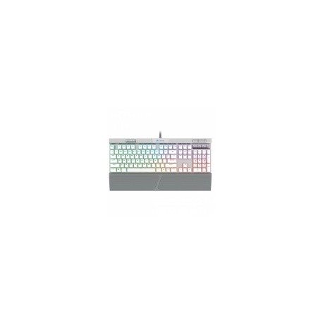 Teclado Gamer Corsair K70 RGB MK.2 SE, Teclado Mecánico, Cherry MX Speed, Alámbrico, Gris (Inglés)