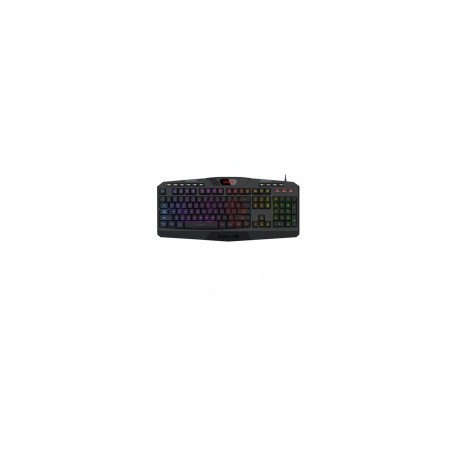 Teclado Gamer Redragon Harpe PRO K503A RGB, Teclado Membrana, Alámbrico, Negro (Español)