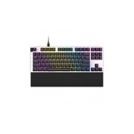 Teclado NZXT TKL RGB, Alámbrico, USB, Blanco (Inglés)