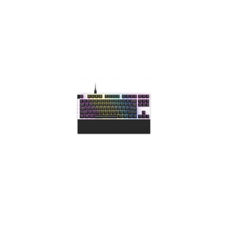 Teclado NZXT TKL RGB, Alámbrico, USB, Blanco (Inglés)