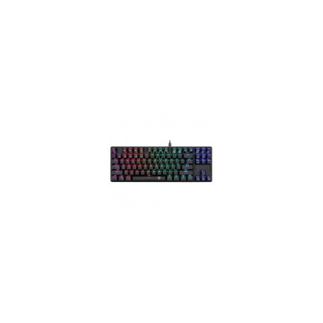 Teclado Gamer T-Dagger Bora RGB, Teclado Mecánico, Switch Red, Alámbrico, Negro (Español)