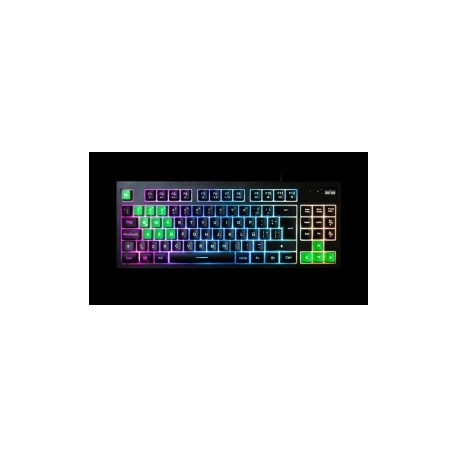 Teclado Gamer VSG Pulsar RGB, Teclado Membrana, Alámbrico, Negro (Español)