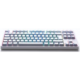 Teclado Gamer VSG Alnitak TKL RGB, Teclado Mecánico, Switch Kailh Blue, Alámbrico, Blanco (Español)