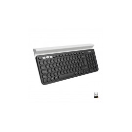 Teclado Logitech K780, Inalámbrico, Bluetooth, Negro (Español)