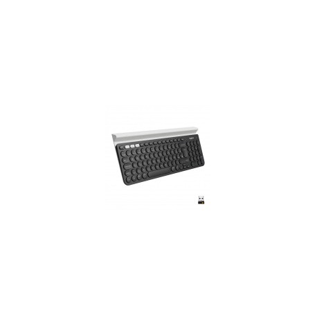 Teclado Logitech K780, Inalámbrico, Bluetooth, Negro (Español)