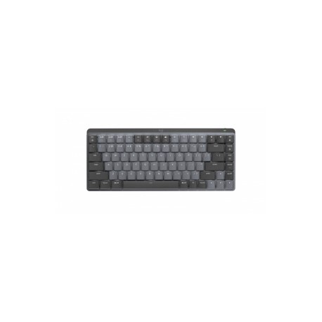 Teclado Logitech MX Mechanical Mini TKL, Inalámbrico, Bluetooth, Grafito (Español)