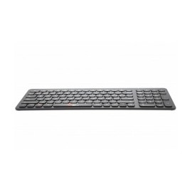 Teclado Qian SHEJI, Inalámbrico, Bluetooth, Negro (Español)
