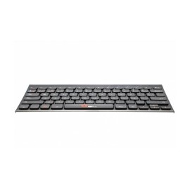 Teclado Qian SHEJI Compacto, Inalámbrico, Bluetooth, Negro (Español)
