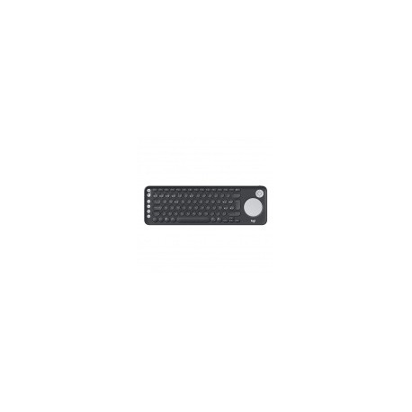 Teclado Logitech K600 TV, Inalámbrico, Bluetooth, Negro (Español)