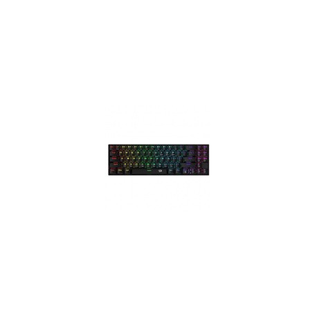 Teclado Gamer Redragon Deimos K599 RGB, Teclado Mecánico, Switch Red, Alámbrico/Inalámbrico, Negro (Inglés)
