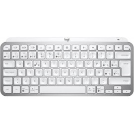 Teclado Logitech MX Keys Mini, Inalámbrico, RF Wireless/Bluetooth, Blanco (Español)