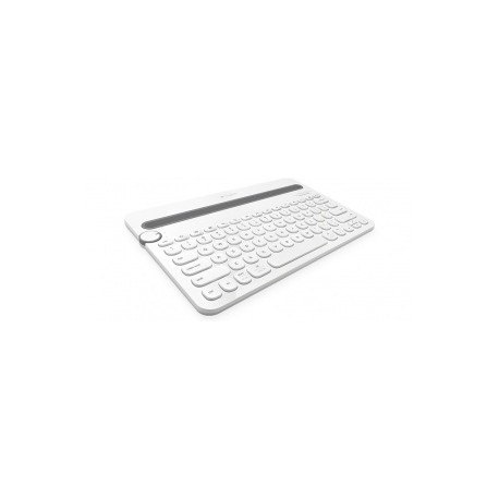 Teclado Logitech K480, Inalámbrico, Bluetooth, Blanco (Español)