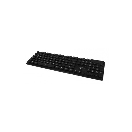 Teclado Perfect Choice PC-201090, RF Inalámbrico, USB, Negro (Español)