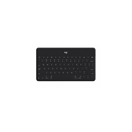 Teclado Logitech Keys-to-Go, Inalámbrico, Bluetooth, Negro (Inglés)