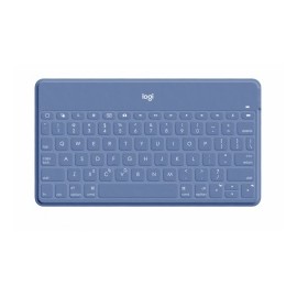 Teclado Logitech Keys-To-Go, Inalámbrico, Bluetooth, Azul (Inglés)