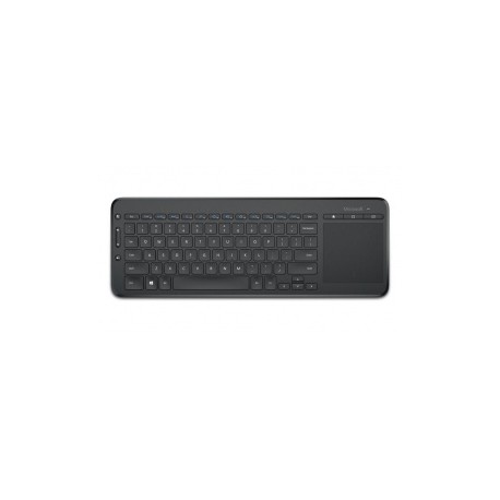 Microsoft All-in-One Media Keyboard N9Z-00004, Inalámbrico, USB, Negro (Español)