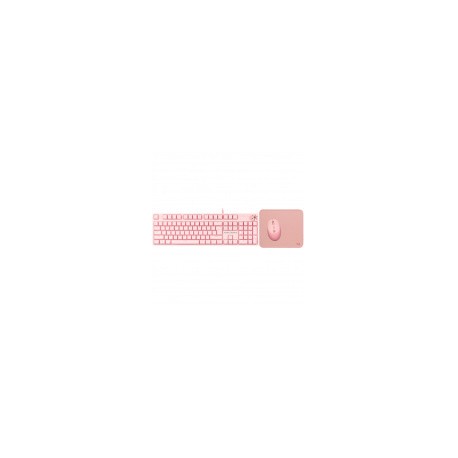 Teclado Gamer Yaguaret Hidra RGB, Teclado Mecánico, Switch Blue, Inalámbrico, Rosa (Español) ― incluye Mouse Gettech y Mousepad