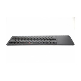 Teclado Qian SHEJI con Panel Touch, Inalámbrico, Bluetooth, Negro (Español)