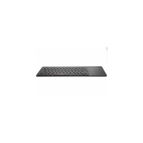 Teclado Qian SHEJI con Panel Touch, Inalámbrico, Bluetooth, Negro (Español)
