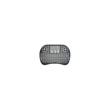 Teclado Redlemon 63878, Inalámbrico, MicroUSB, Negro (Inglés)