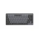 Teclado Logitech MX Mechanical Mini TKL, Inalámbrico, Bluetooth, Grafito (Español)