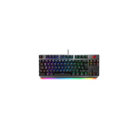 Teclado Gamer ASUS ROG STRIX X802 Scope NX TKL RGB, Teclado Mecánico, Switch Red, Alámbrico, Negro (Inglés)